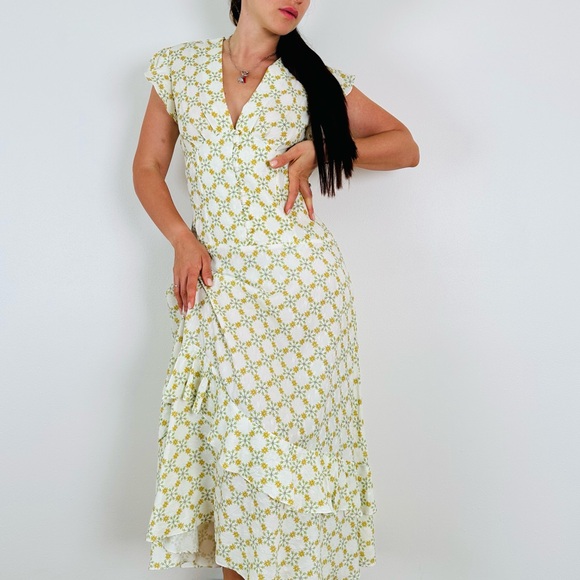 Sandro Mally Floral-Print Midi Dress - Picture 3 of 14